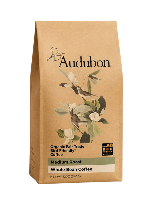 Audubon Organic Medium Roast Coffee 12oz | Bird Friendly® Shade Grown